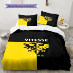 VITESSE Muster Voodipesukomplekt Tekikate Padjap&uuml;&uuml;r Kodu Dekoor Kingitus (1 * tekikott + 2 * padjap&uuml;&uuml;ri, ilma s&uuml;damikuta) 135x200cm