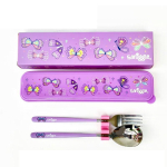 Smiggle Laste seljakott Armas Paindlik Koolikott Suure mahutavusega V&auml;litingimustes Vaba aja veetmiseks Smart butterfly spoon and fork set