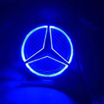 BENZ Valge Sinine Punane Tuli Auto Esiv&otilde;re T&auml;he Embleem LED Valgustatud Logo Mercedes Benz W205 C E R ML GL GLA CLA CLS 2013-2016 jaoks