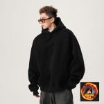 Meeste &uuml;legabariidiline kapuutsiga dressipluus L&otilde;tv l&otilde;ige Vabaaja pikkade varrukatega pullover Streetwear &Uuml;hev&auml;rviline Unisex XL black
