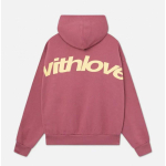 Unisex &Uuml;legabariidiline Kapuutsiga Dressipluus Julge T&auml;hetr&uuml;kiga Streetwear Vabaaja Pikkade Varrukatega Top Medium punane