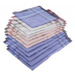 12x Fashion Meeste Plaidid Puuvillane Tasku taskur&auml;tikud Square Hankies 36x37cm