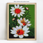 Teemantlillede pildid kivikividega Teemantmaaling Lille t&auml;is&uuml;mmargune teemanttikandid 20X30