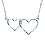 Les Tr&eacute;sors De Lily [H6229] - h&otilde;bedane kaelakee  Love  h&otilde;bedane (roodiumiga kaetud) - 30x15 mm h&otilde;be