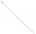 Les Tr&eacute;sors De Lily [Q2873] - h&otilde;bedane k&auml;ev&otilde;ru  Love  - ​​9x8 mm h&otilde;be