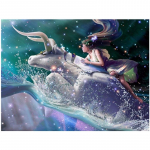 T&auml;ielik 5D Teemantmaal S&otilde;nn Tikand Ristpistes Kodukaunistus K&auml;sitsi valmistatud kingitus Mosaiik 25x30cm