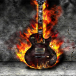 N&auml;put&ouml;&ouml; Teemantmaali tule kitarr Rhinestone ristpistes k&auml;sit&ouml;&ouml; Teemanttikandid Kodukaunistuse kingitus 30X30CM