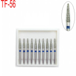 10 tk/karp Diamond FG kiired puurid poleerimiseks ja silumiseks hambaarsti t&ouml;&ouml;riist TF-56
