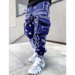 Hip Hop Printing P&uuml;ksid Meeste P&uuml;ksid Mood Streetwear Dressip&uuml;ksid Meestele Jooksjad High Street lahtised p&uuml;ksid Mehed XXXL tumesinine