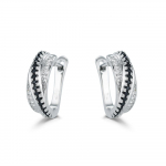 BLACK AWN Black Cross Exquisite Hoop k&otilde;rvar&otilde;ngad naistele