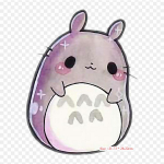 Totoro Kawaii Kawaii joonistusraud r&otilde;ivaste plaastritele Aplikatsioonid Kleebised riietel Kuumustundlik kohandatud plaaster