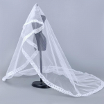 High Quality Handmade Long Veil Bridal For Barbie Dolls Wedding Dress Wedding Veils For 1/6 BJD Dolls Accessories Kids Toys valge