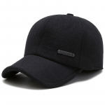 NORTHWOOD Solid Talvine pesapallim&uuml;ts meestele Sportlikud k&otilde;rvaklapid Hoivad soojas Snapback M&uuml;ts Meeste Casquette Homme Trucker Caps Isa m&uuml;ts 56-60 cm must