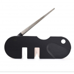 1 tk teemantnuga noateritaja jaoks v&auml;listingimustes kasutamiseks kaasaskantav multifunktsionaalne t&ouml;&ouml;riist matkanoateritaja must