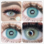 EYESHARE 1 paari v&auml;rvi l&auml;&auml;tsed Ocean Color kontaktl&auml;&auml;tsed Kaunid pupillimeigi kontaktl&auml;&auml;tsed Iga-aastaseks kasutamiseks Kosmeetilised ilu silmal&auml;&auml;tsed