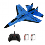 RC-lennuk 2,4 GHz RC-lennuk liuglennuk SU-35 lennukimudel EPP lennum&auml;nguasjad, 3-teljeline g&uuml;roskoop stabiilsus blue-2 battery sinine