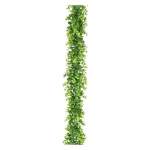 Kunsttaim Pilkup&uuml;&uuml;dev Kastmis- ja pleekimisvastane Kasulik Selged Lehed Veenid Rotangist kodukaunistus valge