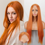 MISS PARUKAS Pika sirge veinipunane igap&auml;evane parukas ilma tukkideta pitsist esiosa s&uuml;nteetilisest kiust naiste pikk sirge parukas