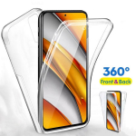 360 T&auml;iskaitse&uuml;mbris Xiaomi Poco M6 X6 C65 X7 F7 Redmi 13C 9C A3 14C Note 14 8 9 10 12 Pro 13T 11T 14T 13 11 Lite jaoks Kahepoolne l&auml;bipaistev &uuml;mbris Xiaomi Mi 11 Lite