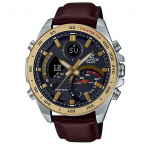 Casio Edifice nutitelefoni lingi kronograaf analoog digitaalne k&otilde;va p&auml;ikeseenergia ECB-900GL-1A ECB900GL-1 100M meeste k&auml;ekell must