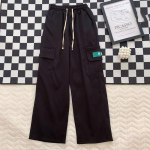 Suvine Korea stiil Paljud taskup&uuml;ksid, Mehed Trend Loose Sirged vabaaja p&uuml;ksid Meeste s&auml;&auml;rised p&uuml;ksid &otilde;hukesed mood p&uuml;ksid M must