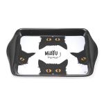 Les Tr&eacute;sors De Lily [A1083] &ndash; v&auml;ike melamiinist kandik  Cats  must valge (Mj&auml;u) - 21x14 cm must