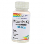 K2-vitamiin, menakinoon-7, vitamiin K-2 menakinoon-7 50, solaray 30 k&ouml;&ouml;giviljakapslit (36411045) 30vcaps
