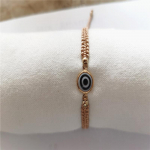 Boho Evil Eye K&auml;ev&otilde;ru Naistele Meeste K&auml;sitsi valmistatud K&ouml;iega k&auml;ev&otilde;rud Ehted pruun