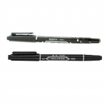 10 tk / komplekt t&auml;toveeringu marker, &otilde;line kahepealine marker, must peen/paks otsaga marker