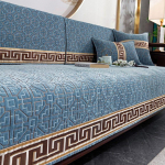 1 tk kerge luksusliku stiiliga diivanikate, Four Seasons universaalne libisemisvastane &scaron;enill-diivani kate magamistoa kontori elutoa sisekujunduseks 110*180CM