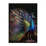 Ilus ja uhke paabulind V&auml;rvilised loomad L&otilde;uend Tr&uuml;kitud seinamaal HD plakatid Kunstiideed Moodne elutuba Kodukontor Pildid Kaunistus Cuadros 50x70cm No Frame