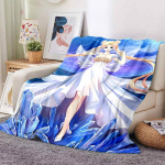 Sailor Moon Anime Mood Multifilm koletis Flanell kohev fliis Viskatek Lastele ja t&auml;iskasvanutele Kingitus Diivan Reisid 130cmx150cm