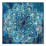 Suurus Erksad v&auml;rvid Moodne lilleline l&otilde;uend maalimine pildid Kodukaunistus Abstraktsed Mandala lillelised seinaplakatid ja prindid suured 20x20cm No Frame