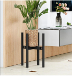 Reguleeritav taimealus, bambusest toataimede alused, nurgalillehoidja elutuppa, sobib 19&ndash;27 cm pottidele