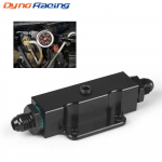 Performance Universal Inline 6-AN AN6 K&uuml;tusefilter toorik alumiinium must 1/8 NPT port