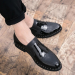 Meeste Loafers Kuld Kleit Mood Wingtip Kingad Slip on Comfort Boat Kingad Ametlikud nahast balli bleiserid Meeste tantsudiskojalatsid 38 h&otilde;be