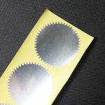 100 tk 45 mm h&otilde;bedased kuldsed kleebised kleepuvad m&auml;rkmed scrapbooking kingipaki pitseerimiskleebised isetegemise k&uuml;psiste kommipaki reljeefpitseri jaoks