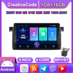 9-tolline Android-autoraadio BMW E46 M3 Rover 318/320/325/330/335 1998-2006 auto multimeediumipleier GPS-navigatsioonipeakomplekt WIFI 1+16GB