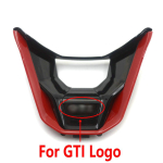 For VW Cars Golf MK8 steering wheel decoration, suitable for VW touch steering wheel decoration For GTI logo black