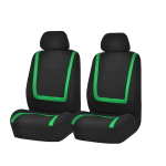 8 v&auml;rvi universaalne autoistme kate pol&uuml;esterkangas kaitse istmepadi Auto salong Lada jaoks Kia jaoks Renault jaoks Fordi jaoks 2seat-C-green black