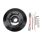 Rooliratta 6 auguga rummu adapter universaalne l&uuml;hikese rummu adapteri komplekt BMW M3 Z3 318 325 E39 840i 850i jaoks gray