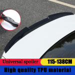 Universaalne autospoiler Autovaba perforeeritud &uuml;lemine kesktiib pagasiruumi spoiler &uuml;lemise tiiva pagasiruumi kaunistus Tuule tiivaga v&otilde;idus&otilde;it 138CM-Bright black black