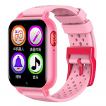 Kids 4g Smart Watch Temperatuur Sos GPS asukoht Videok&otilde;ne Wifi SIM-kaart Laste 1,83tolline HD nutikella kaamera veekindel beebi pink