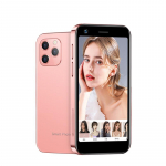 SOYES XS12 Mini 4G nutitelefon Android 10 Dual Sim Octa Core 13MP kaamera WIFI Bluetooth FM Hotspot GPS 3,0 tolli v&auml;ike mobiiltelefon 64GB roosa