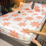 Uus Skincare Wash puuvillane matt voodilina suvine v&auml;rskendav voodikate madrats kaitse kate, kahekordne &uuml;hekordne voodilina 100cmx200cm