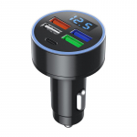 4-pordiline USB-autolaadija t&uuml;&uuml;p C Pd 150w kiirlaadimisadapter Huawei Oppo Oneplus Iphone 14 Pro Max 13 12 11 mini-auto lisaseadme jaoks must