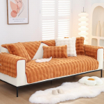 Moodne pl&uuml;&uuml;sist paksendatud diivanipadi, uus libisemiskindel kogu hooaja diivanr&auml;tik Minimalistlik elutoa kaunistus padjap&uuml;&uuml;r diivan kate 30x50 pillowcase 1pc