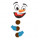 Tualettkleebis Lumememm joonisfilm DIY Isekleepuv Suurep&auml;rane kleepuvus Libisemisvastane j&otilde;ulud veekindel sein WC Magamistoa k&uuml;lmkapp Snowman