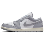 Air Jordan 1 madal vintage hall meeste tossud Stealth White Sail 553558-053 47.5