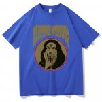 Electric Wizard Possessed Print T-s&auml;rk Unisex Naiste Rock Pure Cotton T-s&auml;rk Crewneck Crewneck Crewneck Casual Black T-s&auml;rgid Unisex Black Streetwear M